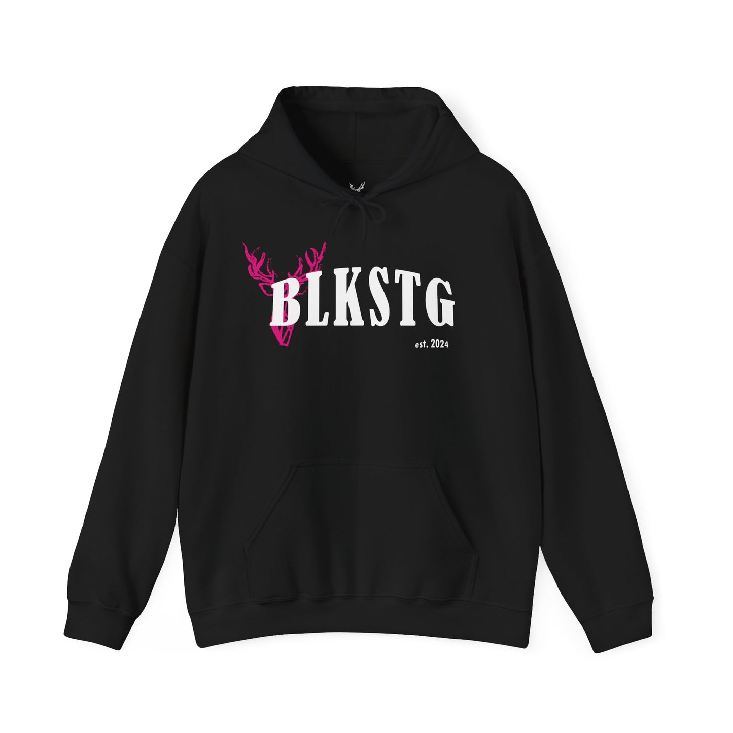 Pink Stag Hoodie