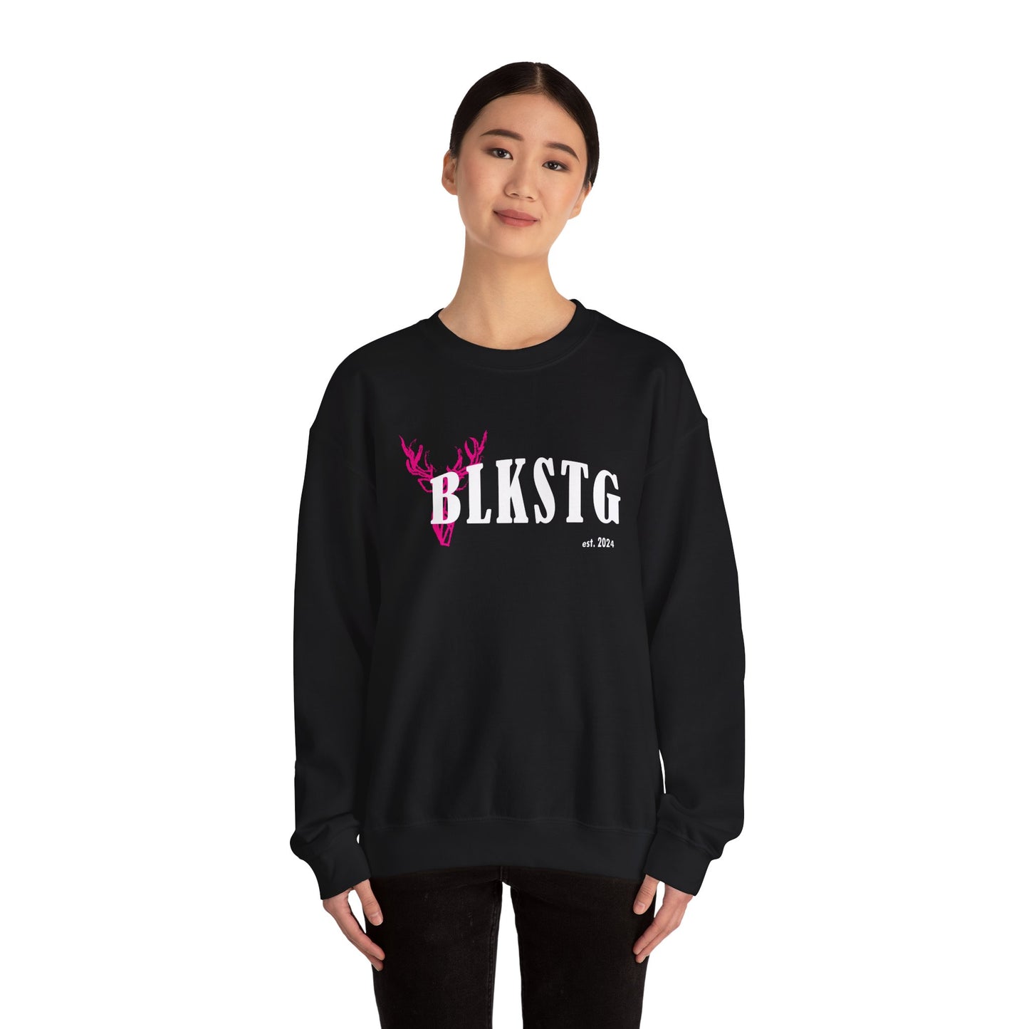 Pink Stag Sweatshirt